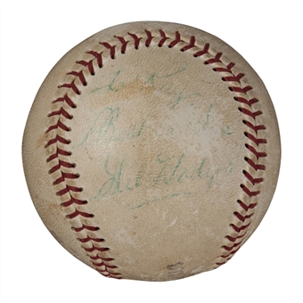 Gil Hodges Signed and Inscribed Baseball (JSA)